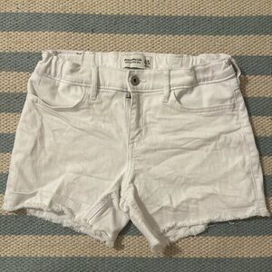Abercrombie kids size 15/16 white Jean denim shorts